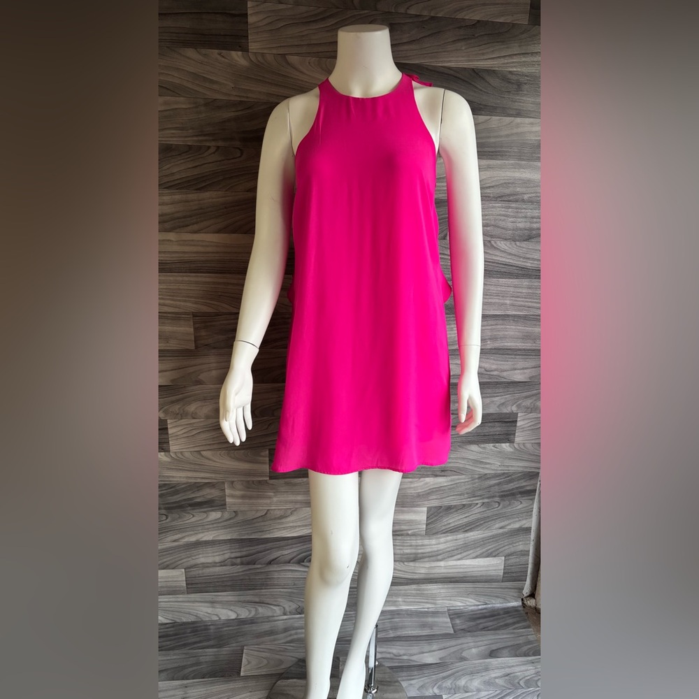 Everly Pink Halter Mini Sundress